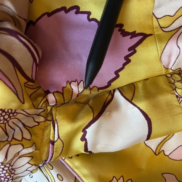 Sandro Paris Printed Silk Puff Sleeve Top,  Size 1 (equivalent of a small) - Picture 6 of 12